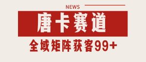 唐卡赛道私域引流获客 自热矩阵SOP日引流99+精准客资-聊项目