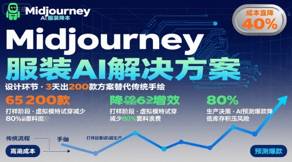 AI在服装领域的运用，使用midjourney做服装辅助企业降低成本-聊项目