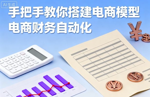 手把手教你搭建电商模型-电商财务自动化-聊项目