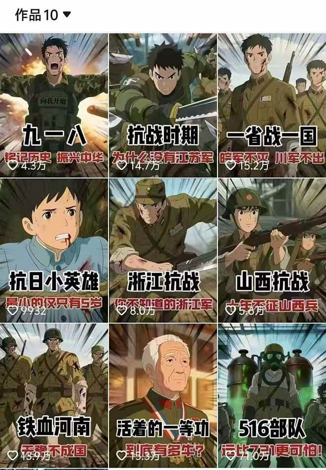 图片[1]-动漫历史类视频制作全流程，学文案撰写、分镜提示词，掌握动漫图生成+抠图配音剪辑-聊项目