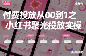 ‌⁢‍⁤⁣⁤⁣‍‬‬‬⁤⁤‌‬⁡‌⁣⁡⁣⁣‍⁣‍‍‬⁤‌⁤⁢‍‍⁢‍⁡‌付费投放从0到1之小红书聚光投放实操-聊项目