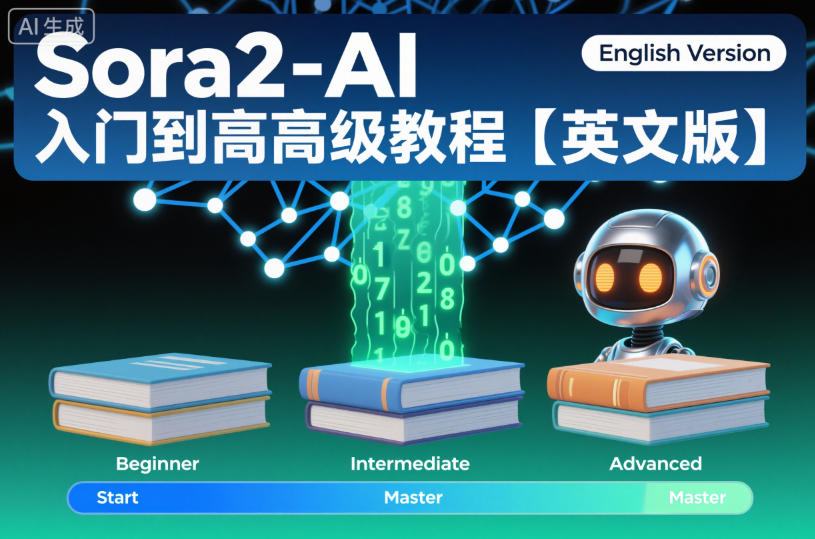 Sora2-AI入门到高级教程【英文版】-聊项目