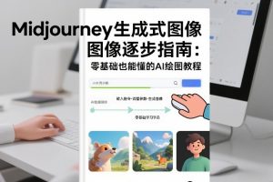 Midjourney生成式图像逐步指南：零基础也能懂的AI绘图教程-聊项目