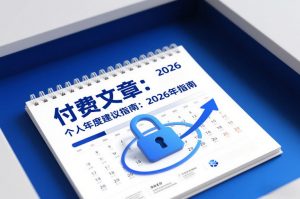 付费文章:个人年度建议指南:2026年指南-聊项目
