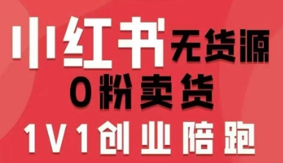 小红书无货源0粉电商课，开店准备、选品策略、笔记撰写、视频剪辑、数据分析、账号打造、资料文档(更新26年3月16日)-聊项目