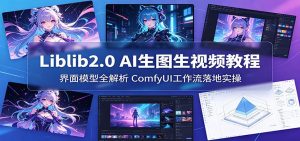 Liblib2.0 AI生图生视频教程:界面模型全解析,ComfyUI工作流落地实操-聊项目