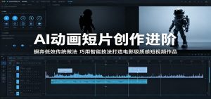 AI动画短片创作进阶：摒弃低效传统做法，巧用智能技法打造电影级质感短视频作品-聊项目