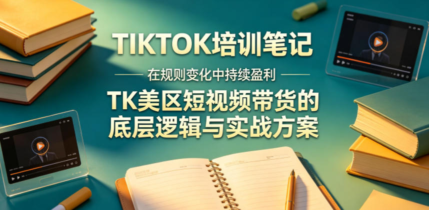 视界跨境TIKTOK4月17培训笔记，在规则变化中持续盈利，TK美区短视频带货的底层逻辑与实战方案【文档】-聊项目