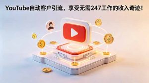 YouTube 自动客户引流，享受无需 247 工作的收入奇迹！【原创双语字幕】-聊项目